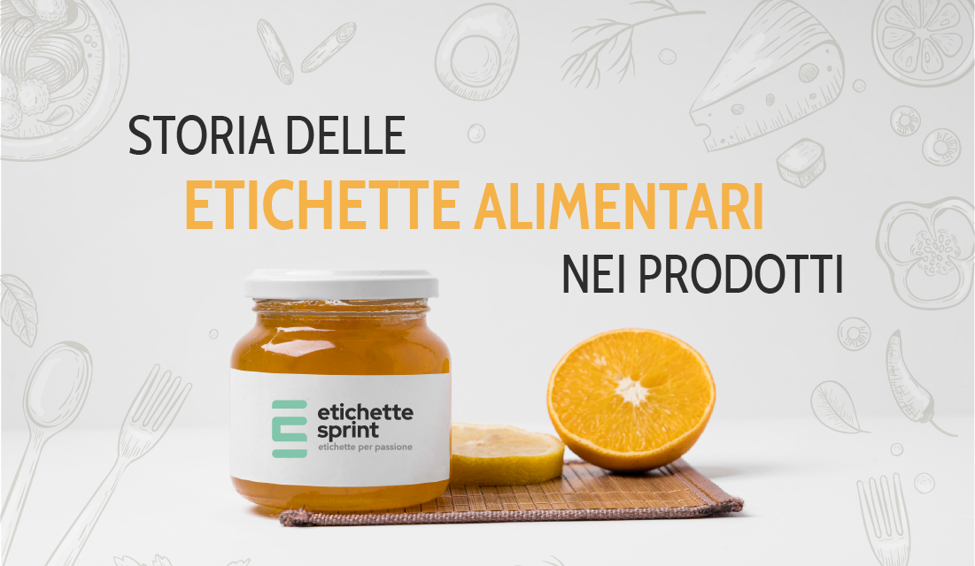Storia delle etichette alimentari nei prodotti
